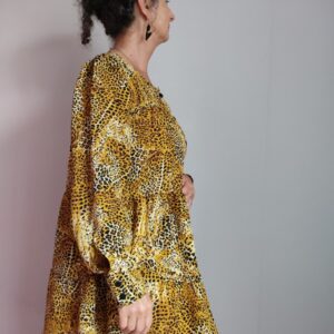 robe léopard décontractée